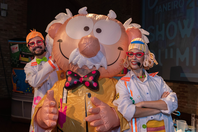 S.Bernardo terá peça gratuita ‘O Show da Química’ com cientistas malucos