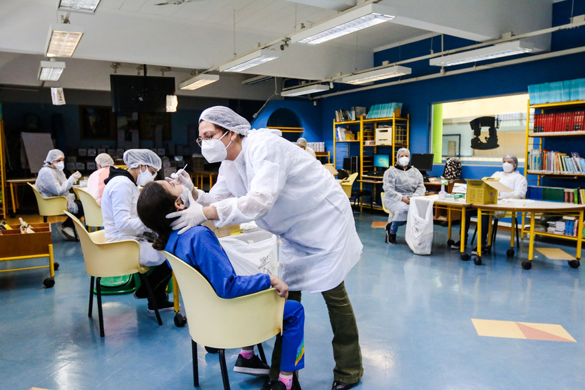 Ação de testagem de alunos de São Bernardo é destaque nacional