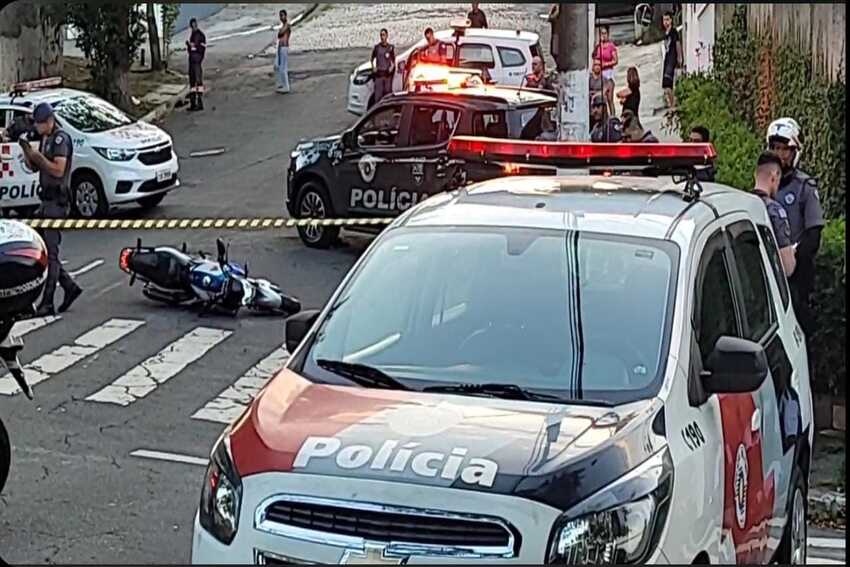 Menor morre e outro fica ferido durante roubo a empresária em Sto.André