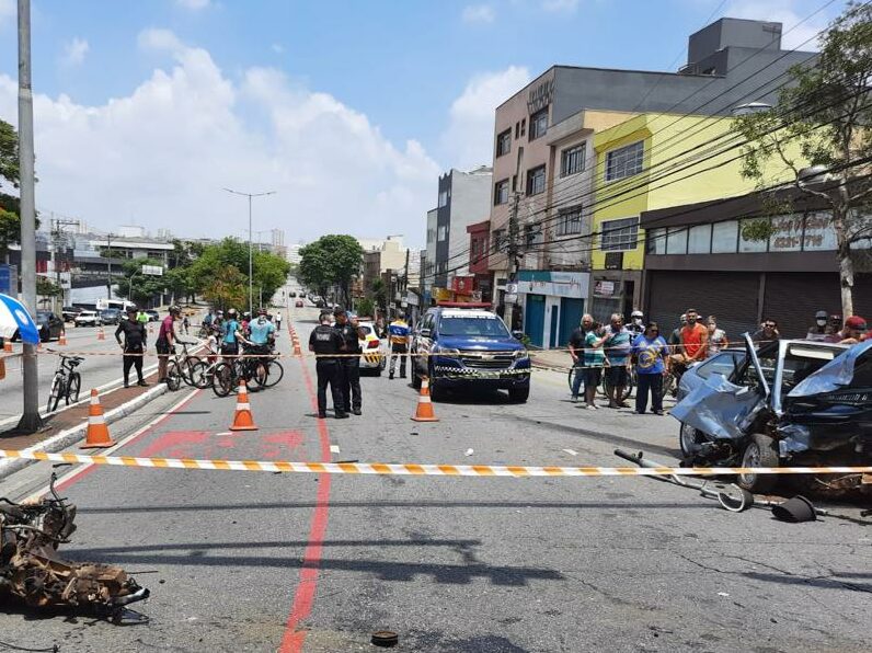 acidente na avenida goiás