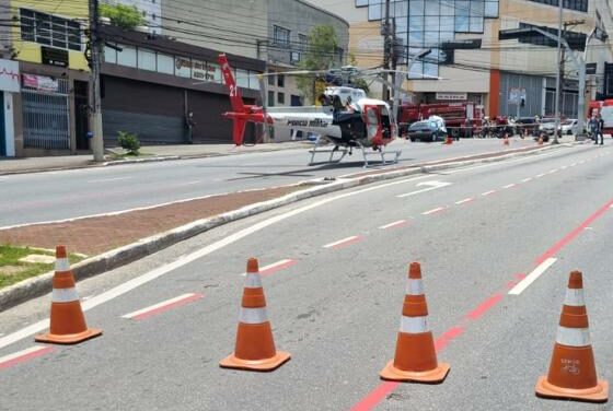 acidente na avenida goiás