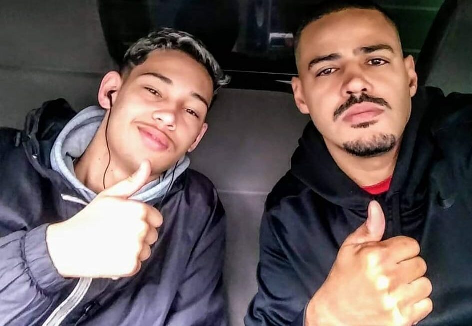 jovem pablo e seu pai jeff falcão