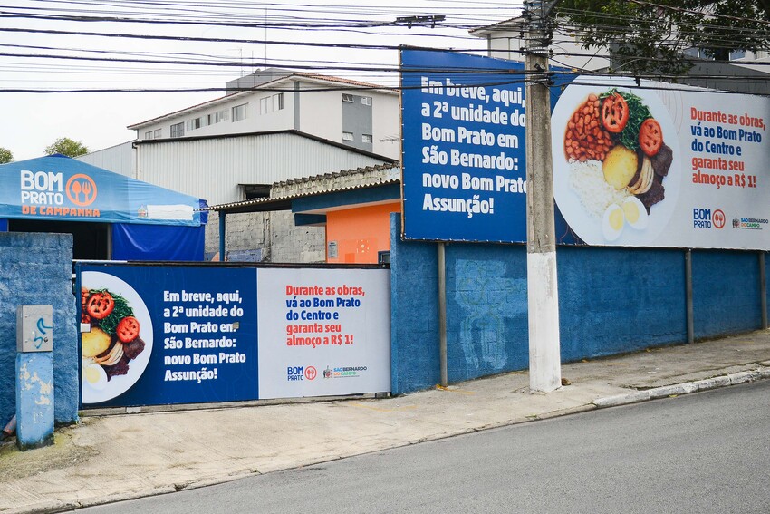 São Bernardo inicia construção do 2º Bom Prato, no bairro Assunção