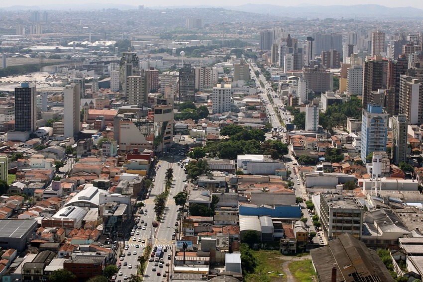 vista aérea de são caetano