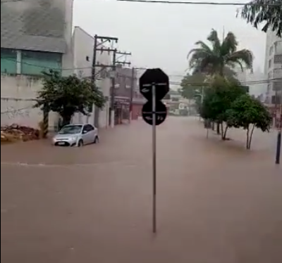 rua alagada em são bernardo