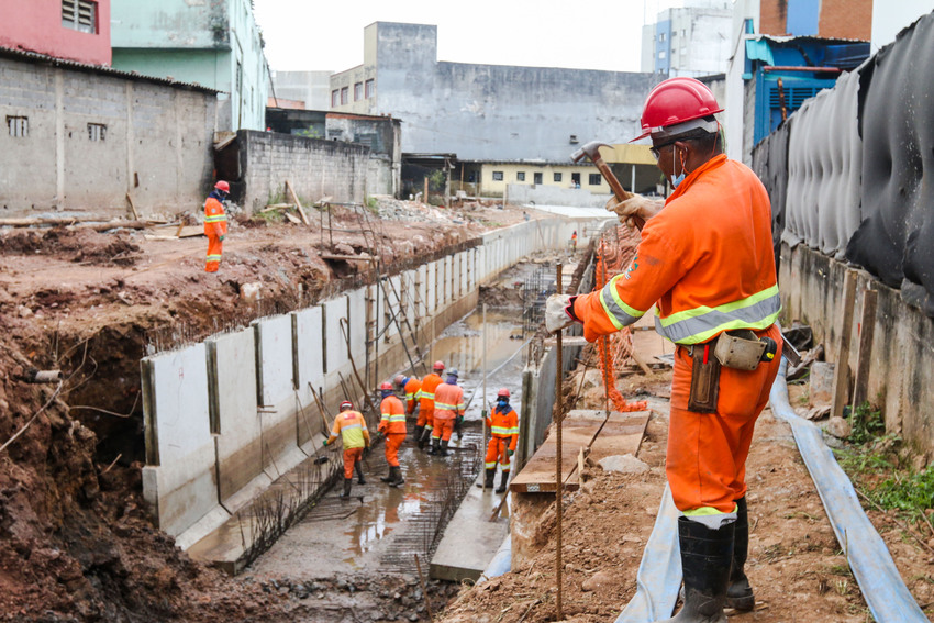 obras de canalização