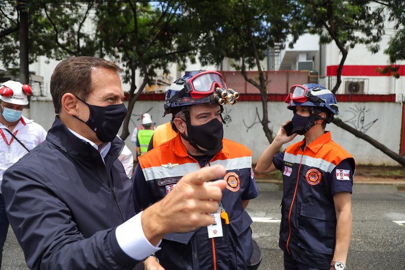 governador joão doria em vistoria