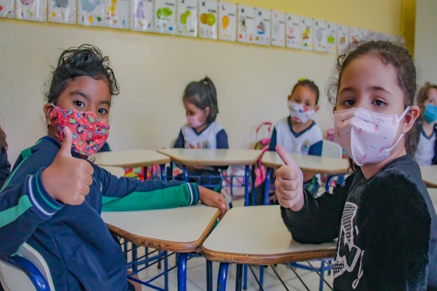 Ribeirão Pires tem 65% de presença de alunos no 1° dia de aulas do ano