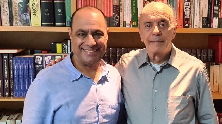 Auricchio se encontra com senador José Serra e falam de cenário político