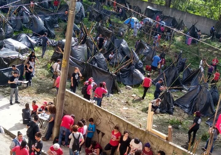 Terreno particular é invadido em Santo André no fim de semana