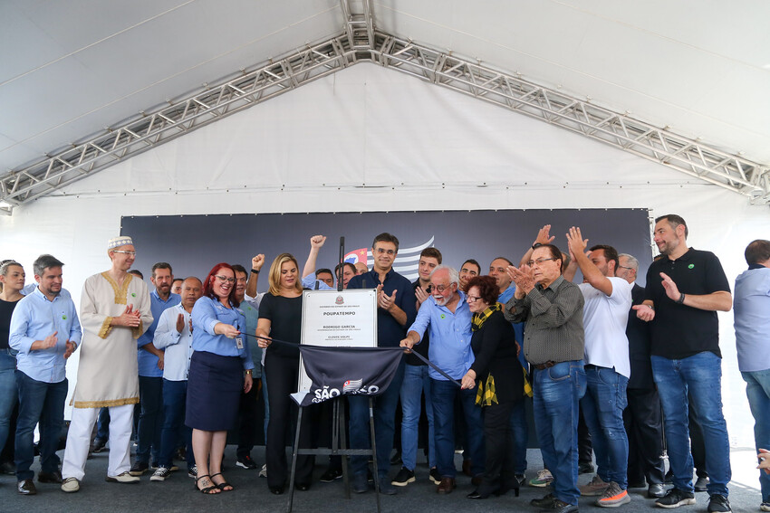 Prestigiado no ABCD, Rodrigo Garcia inaugura Poupatempo em Ribeirão Pires