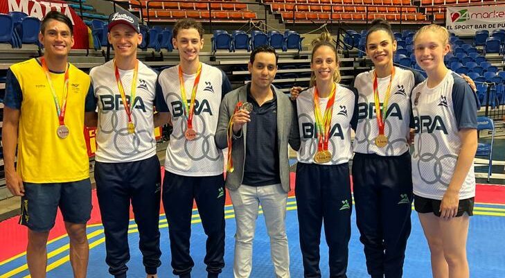 Taekwondo de S.Caetano conquista 4 de 9 medalhas do Brasil no Open de Porto Rico