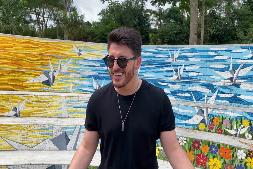 Parque Oriental de Ribeirão Pires é palco para videoclipe de Gabriel Smaniotto