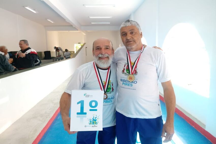 No Jomi, dupla de Ribeirão Pires conquista medalha de ouro na malha