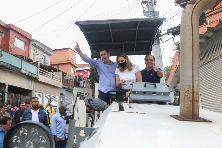 prefeito Orlando Morando, Carla Morando e Marcelo Lima