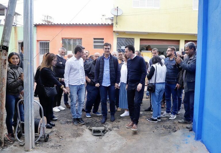 governador rodrigo Garcia em Santo André