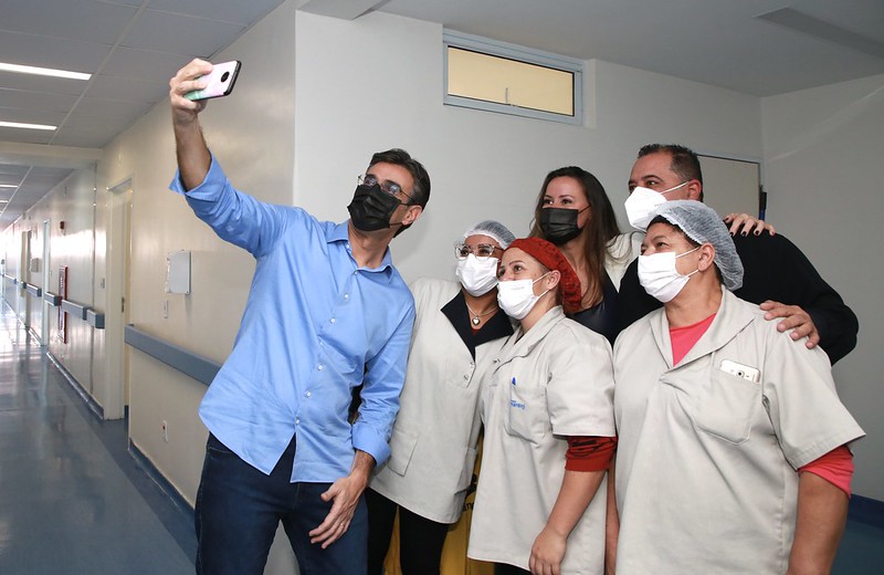 rodrigo garcia e marcelo oliveira no Hospital Nardini