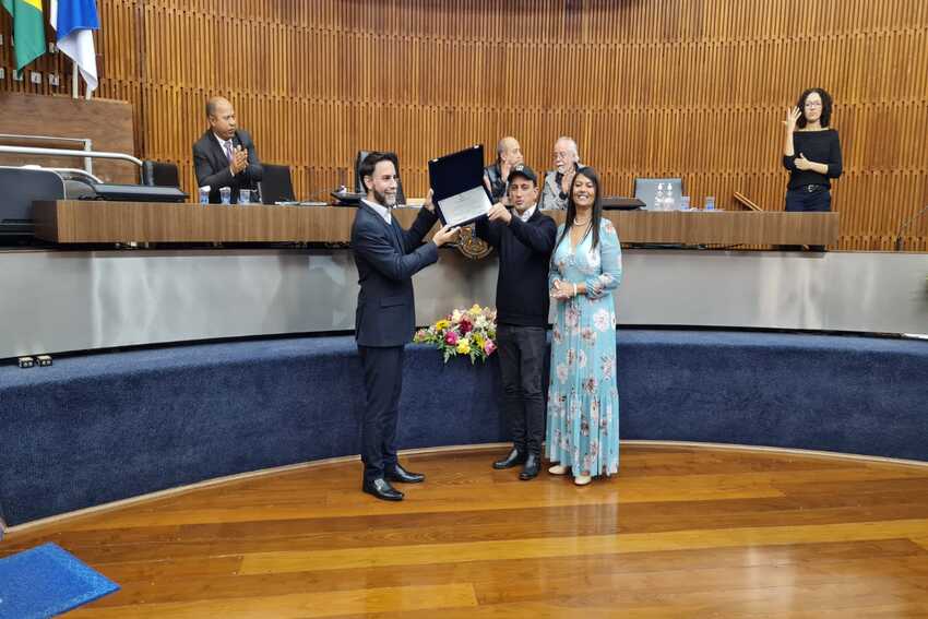 André do Viva ABC recebe título de cidadão andreense