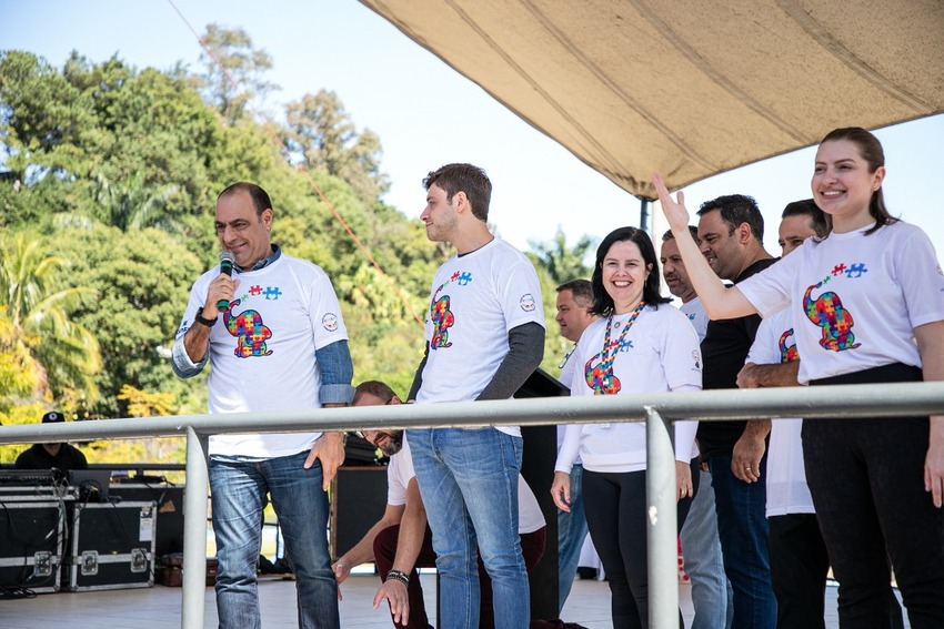 prefeito Auricchio e deputado Thiago Auricchio