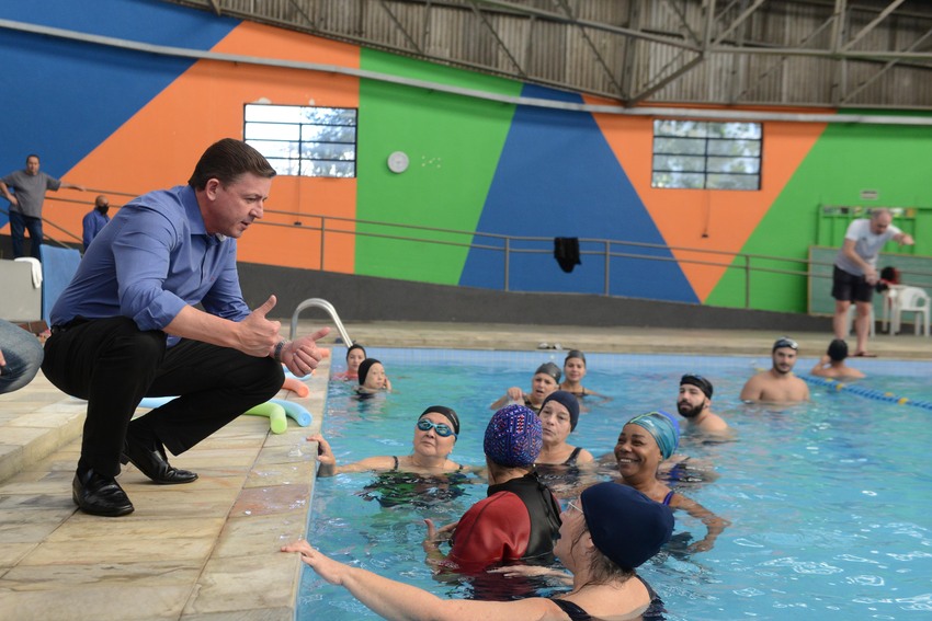 Com reabertura das piscinas, São Bernardo inicia projeto de natação no Baetão