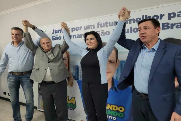 Sinome Tebet, Orlando Morando e Roberto Freire