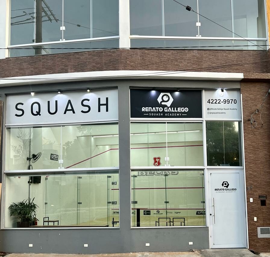 fachada de Academia de squash em São Caetano 