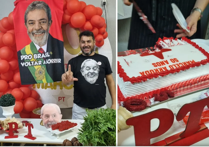 GCM petista é morto durante festa em que comemorava 50 anos de idade