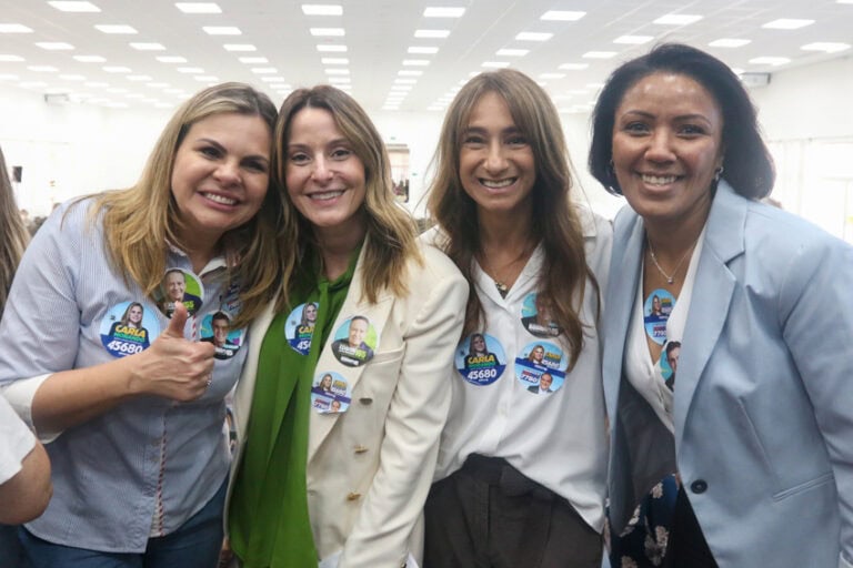 Carla Morando, Luciana Garcia, Simone e esposa de Marcelo Lima