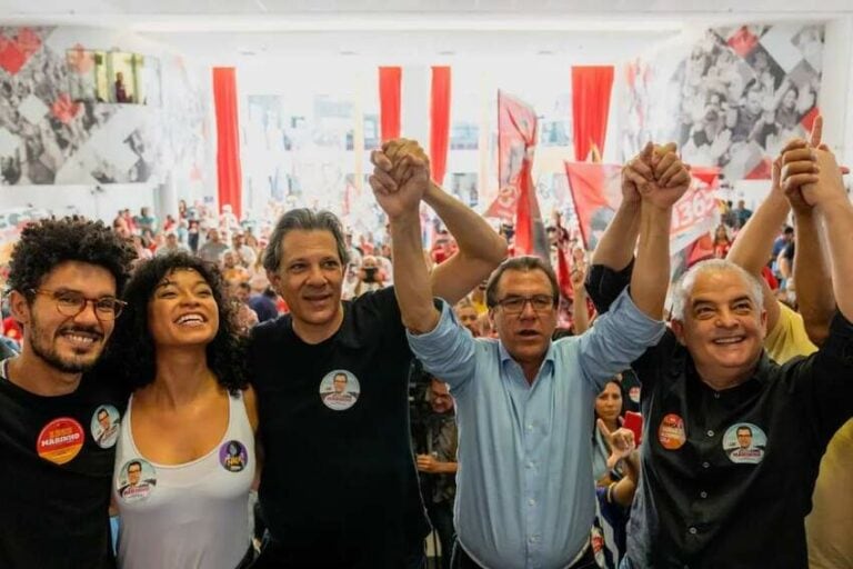 Haddad, Marinho e Márcio França