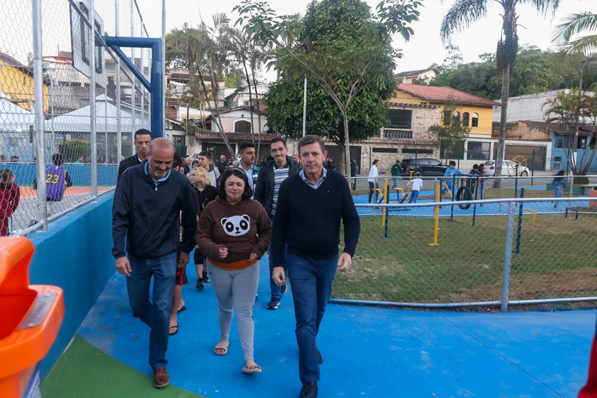 Prefeito Orlando Morando inaugura Praça-Parque