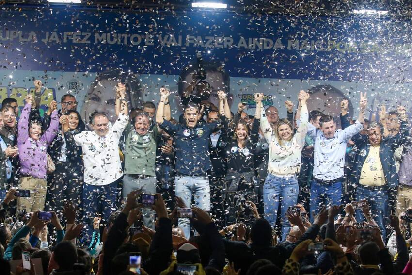 ato em apoio a candidatos em São Bernardo 