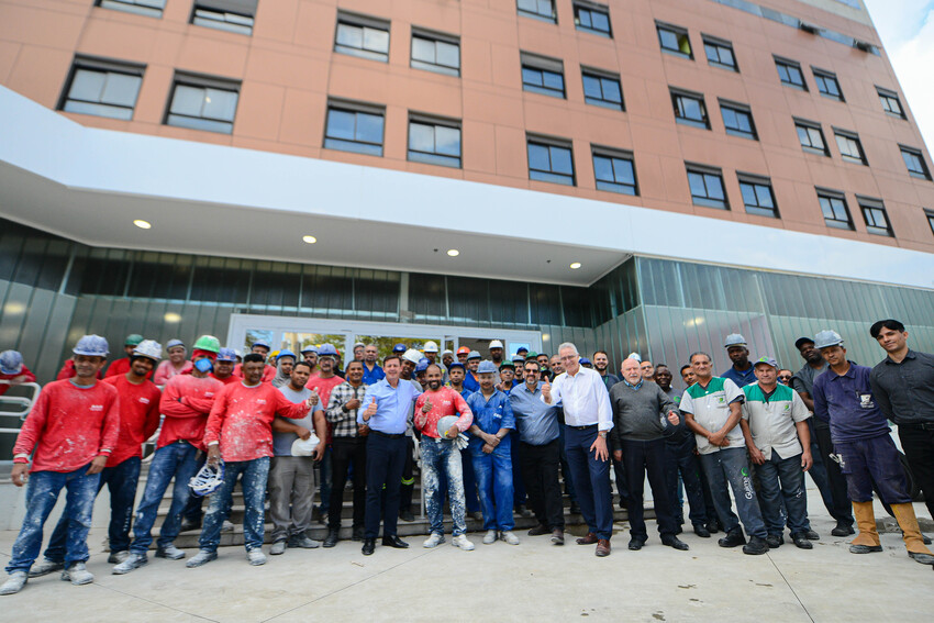 Hospital da Mulher de S.Bernardo tem 90% de obras concluídas e recebe mobílias