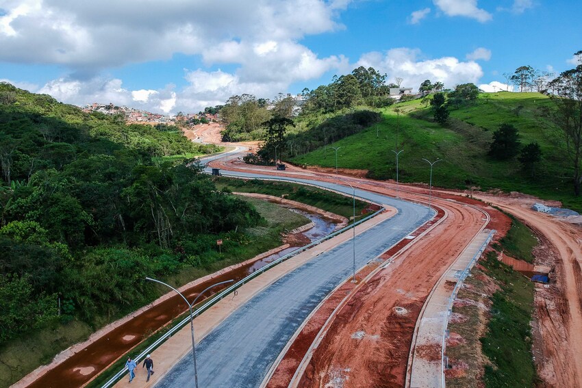 Em S.Bernardo, construção de viário que ligará Silvina ao Areião entra na reta final