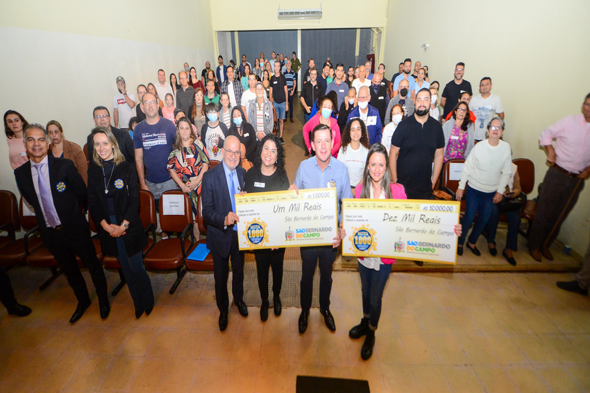 entrega de prêmios em São Bernardo