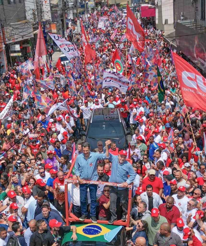 Lula e Haddad na Marechal Deodoro