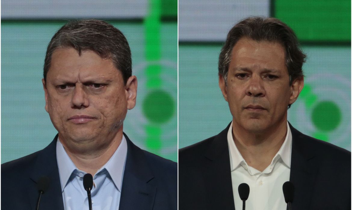 SP: Tarcísio e Haddad vão disputar 2º turno para governador