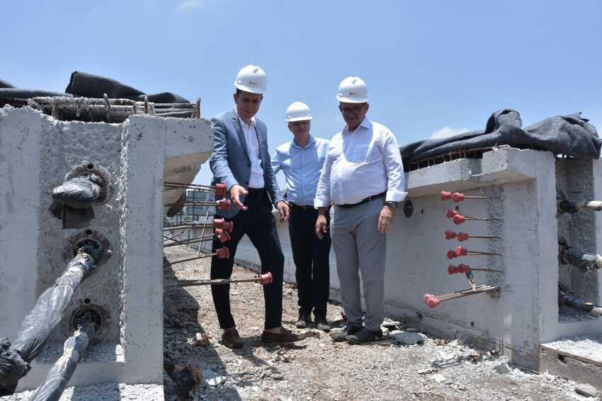 prefeito Paulo Serra, Luiz Zacarias e Almir Cicote