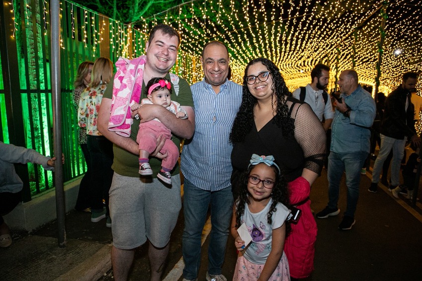 prefeito Auricchio na Vila de natal