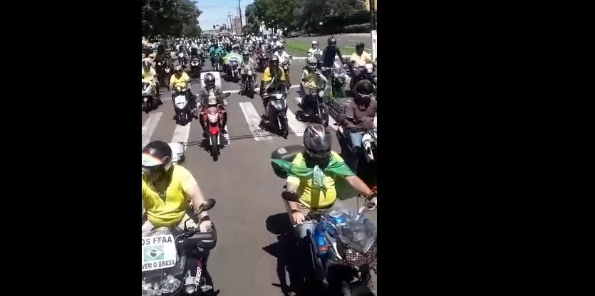 manifestação - londrina - motociata