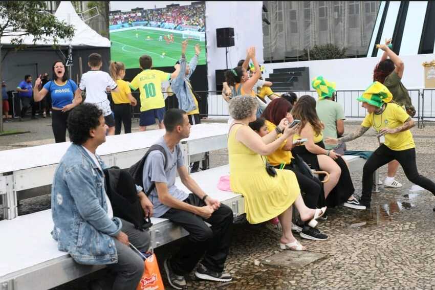 Paço de Santo André transmite jogo Brasil x Croácia nesta sexta