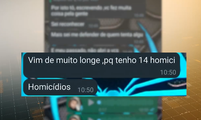 mensagem de assassino