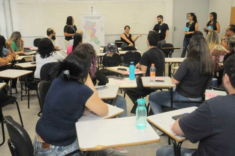 recepcionistas em treinamento em Santo André