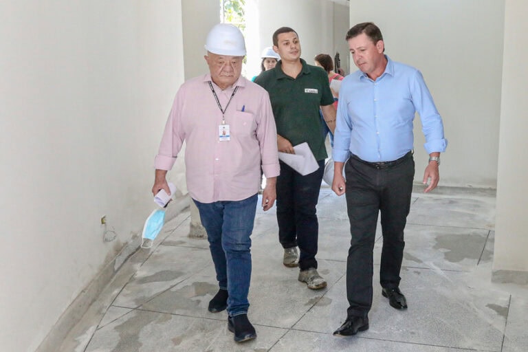 vistoria do prefeito Orlando Morando ao HMO
