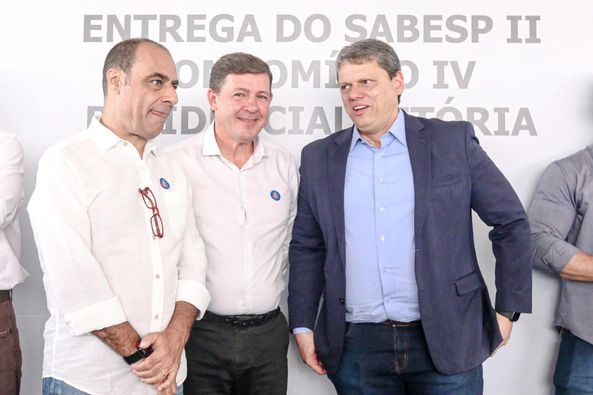 Auricchio, Oorlando morando e Tarcísio de Freitas