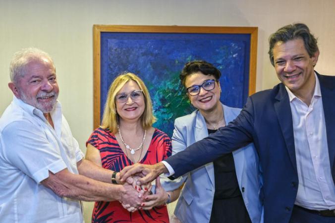 Lula. Maria Rita Serrano e Haddad