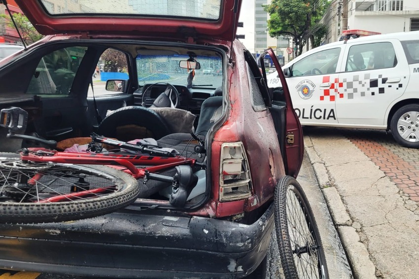 PM detém trio por participação em furto de bike em São Caetano