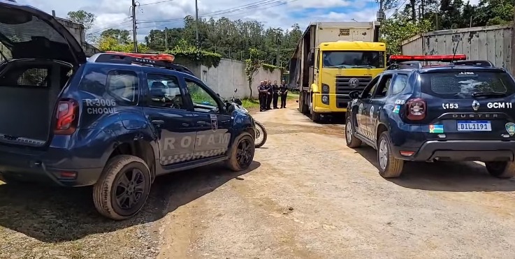 caminhão roubado