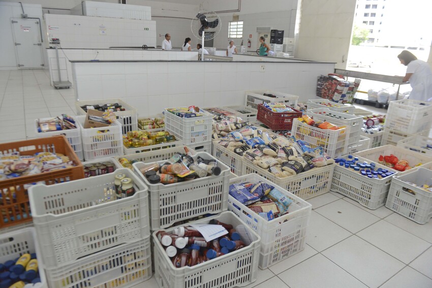 arrecadação de alimentos em São Bernardo