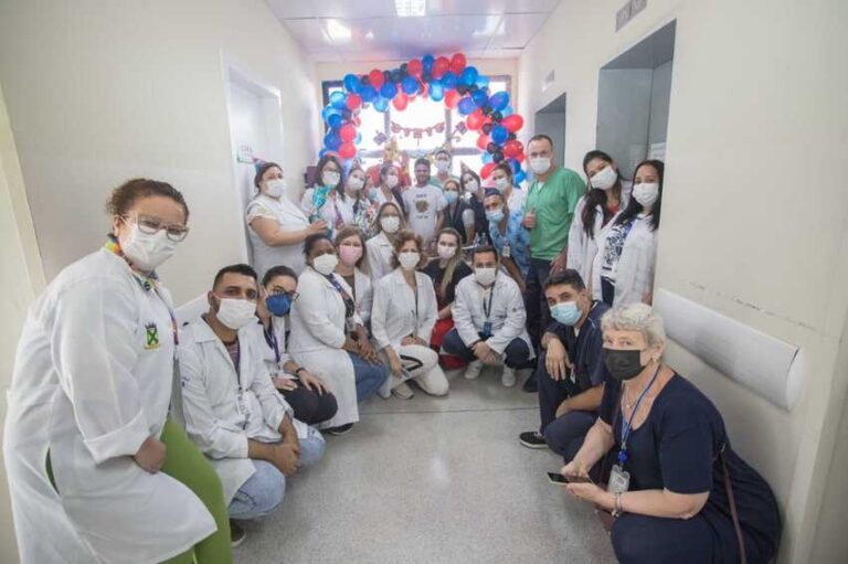 festa para paciente no CHM