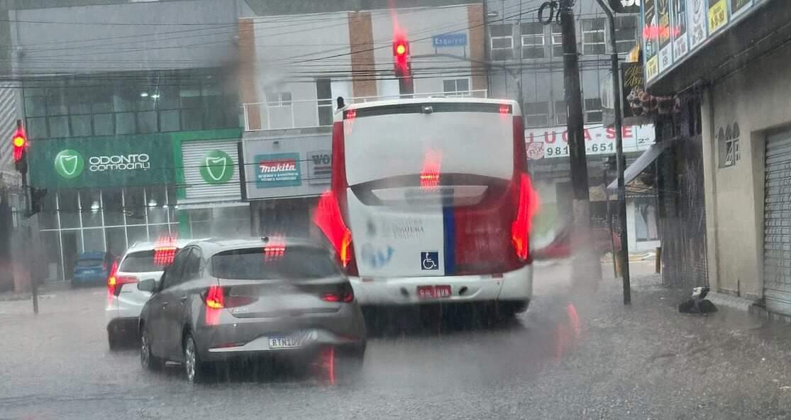 ruas alagadas em Diadema